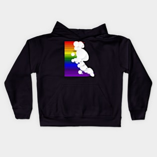 Rainbow Hot Design Kids Hoodie